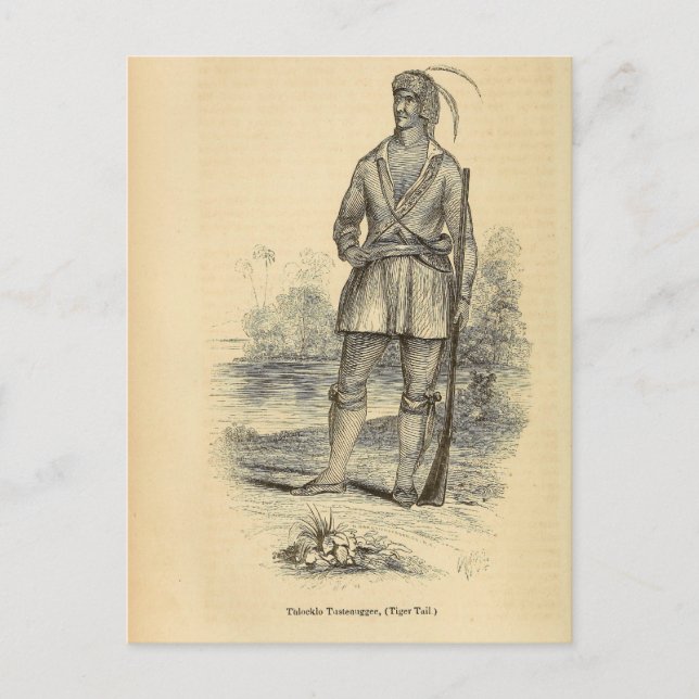 Thlocklo Tustenuggee Postkarte (Vorderseite)