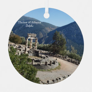 Tholos der Athena Delphi Griechenland Souvenir Orn Ornament Aus Metall