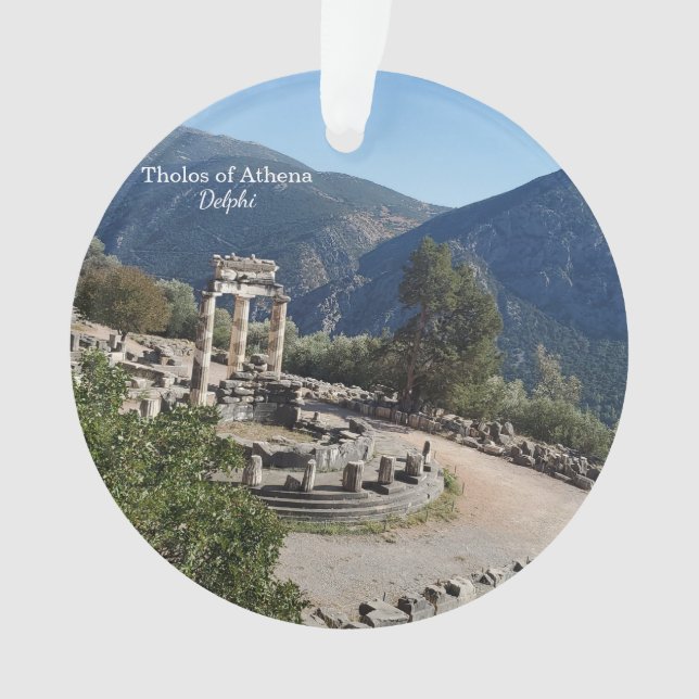 Tholos of Athena Delphi Greece Souvenir Ornament (Vorderseite)