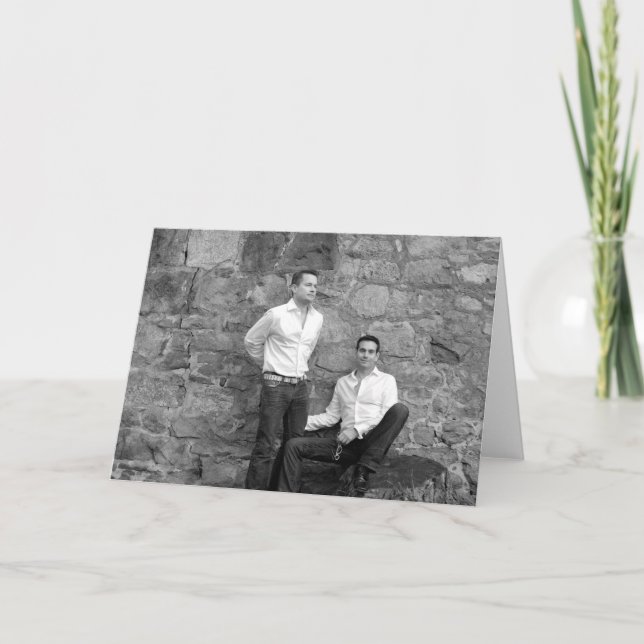 thom und Chris Karte (Vorderseite)