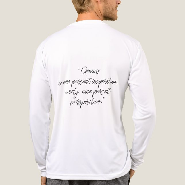 Thomas A Edison Tri-Blend Shirt (Rückseite)