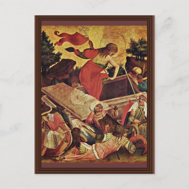 Thomas Altar Fragment aus der rechten inneren Szen Postkarte (Vorderseite)