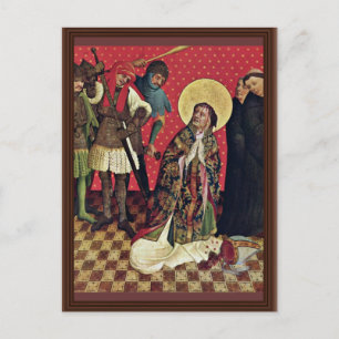 Thomas Altar Fragment des rechten Äußeren Flügels Postkarte
