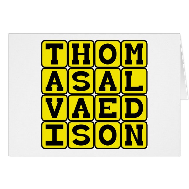 Thomas Alva Edison, American Inventor (Vorderseite (Horizontal))
