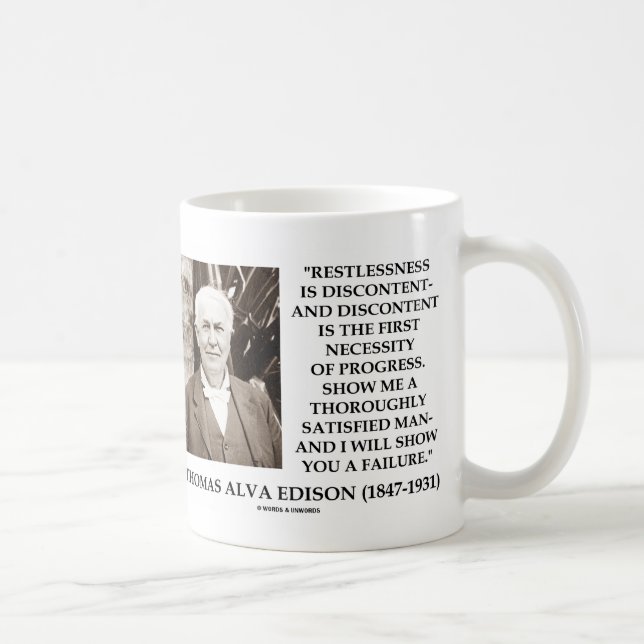 Thomas Alva Edison Kaffeetasse (Rechts)
