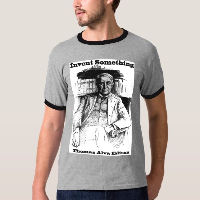 Thomas Alva Edison T-Shirt (Vorderseite)