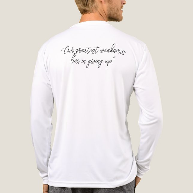 Thomas Alva Edison Tri-Blend Shirt (Rückseite)