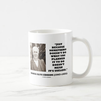 Thomas Alva Edison tut nicht gemein sein Kaffeetasse