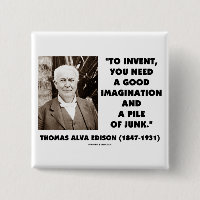 Thomas Alva Edison, zum des Fantasie-Stapels des