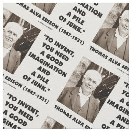 Thomas Alva Edison, zum des Fantasie-Stapels des Stoff