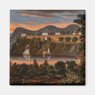Thomas Chambers Blick auf den Hudson River im West Magnet