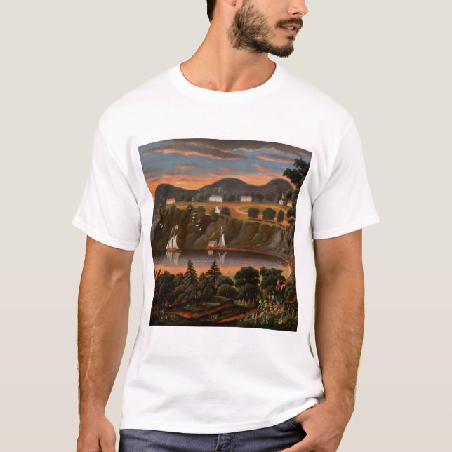 Thomas Chambers View of Hudson River at West T-Shirt (Vorderseite)