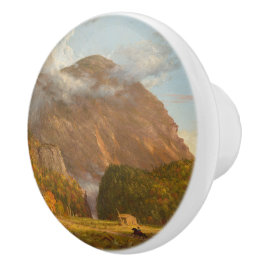Thomas Cole Ausblick auf den Bergpass Keramikknauf
