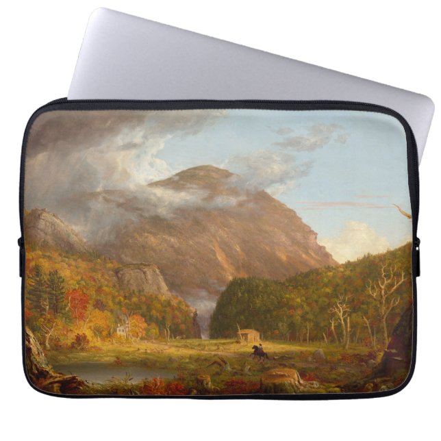 Thomas Cole Ausblick auf den Bergpass Laptopschutzhülle (Vorderseite)