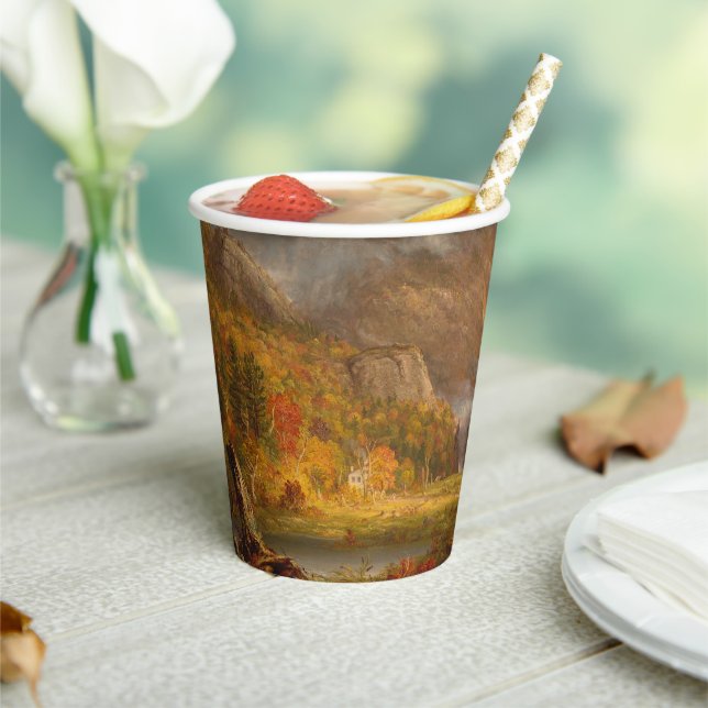 Thomas Cole Ausblick auf den Bergpass Pappbecher (In Situ)