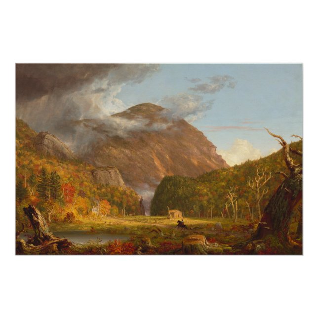 Thomas Cole Ausblick auf den Bergpass Poster (Vorderseite)