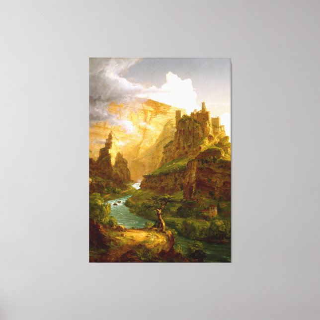 THOMAS COLE - Der Brunnen von Vaucluse - 1841 - Leinwanddruck (Vorderseite)