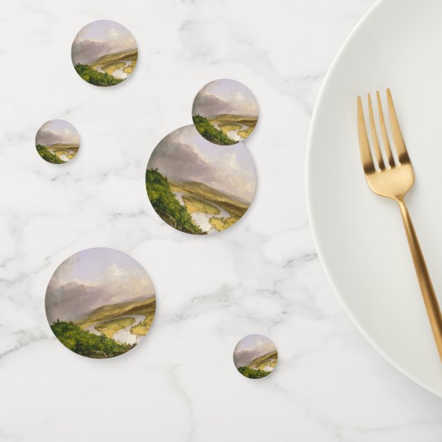 Thomas Cole der Oxbow Der Connecticut-Fluss Konfetti (Gruppe)