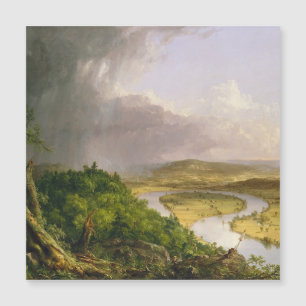 Thomas Cole der Oxbow Der Connecticut-Fluss Magnetkarte
