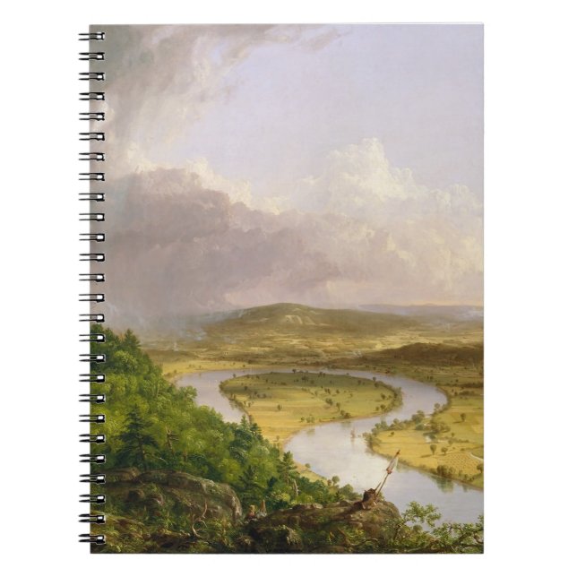 Thomas Cole der Oxbow Der Connecticut-Fluss Notizblock (Vorderseite)
