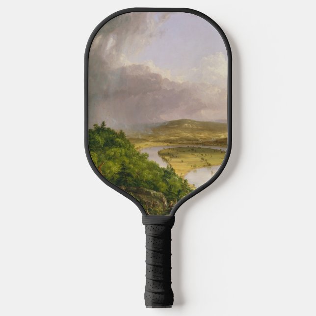 Thomas Cole der Oxbow Der Connecticut-Fluss Pickleball Schläger (Vorderseite)