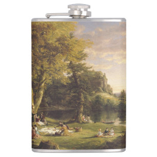 Thomas Cole Der Picknick Flachmann