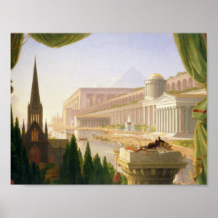 Thomas Cole - Der Traum des Architekten Poster