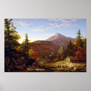 Thomas Cole Die Rückkehr des Jägers Poster