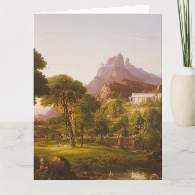 Thomas Cole Dream of Arcadia Karte (Vorderseite)