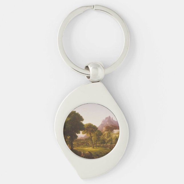 Thomas Cole Dream of Arcadia Schlüsselanhänger (Vorderseite)