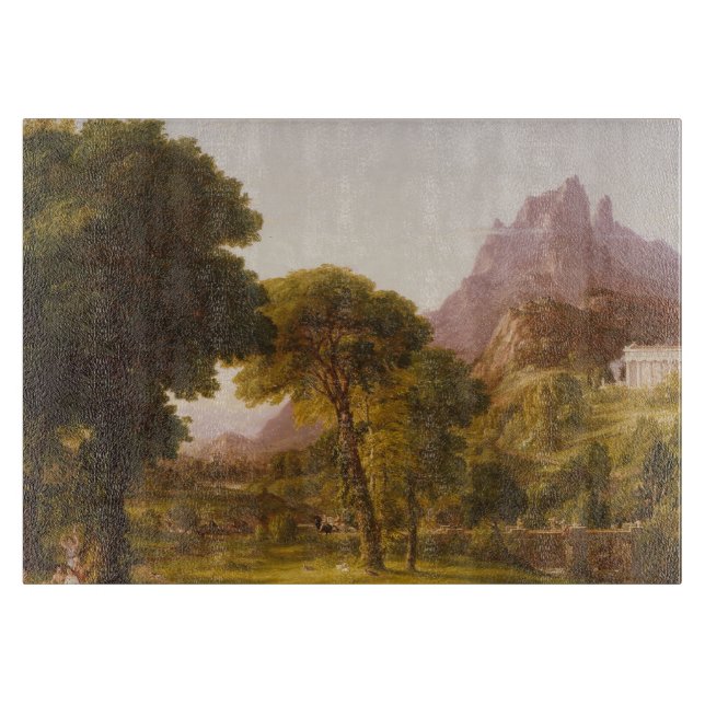 Thomas Cole Dream of Arcadia Schneidebrett (Vorderseite)