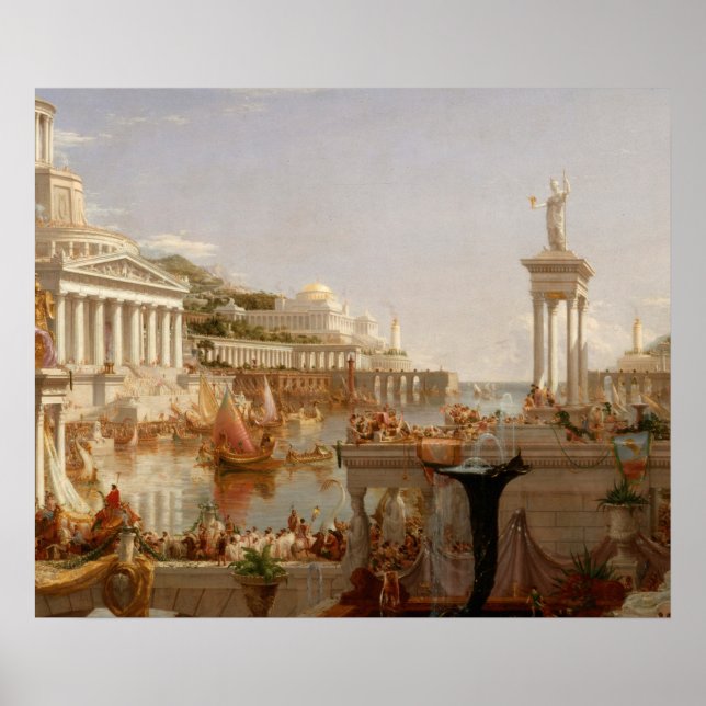 Thomas Cole Perfection The Course of the Empire Poster (Vorne)