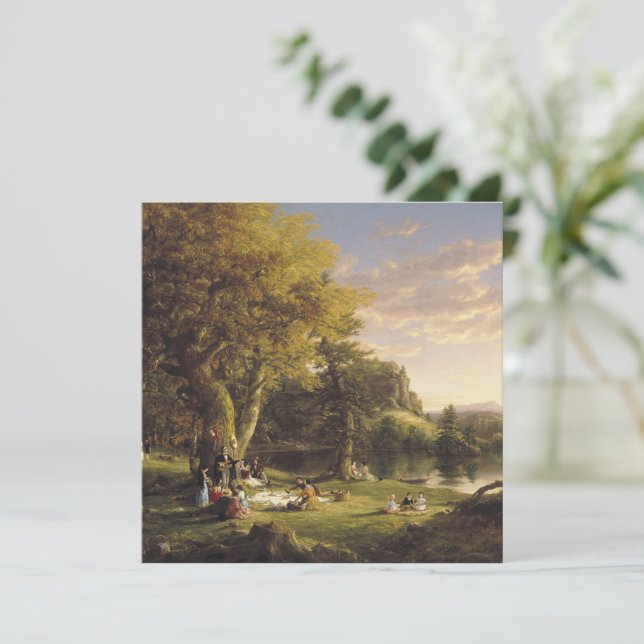 Thomas Cole The Pic-Nic (Stehend Vorderseite)