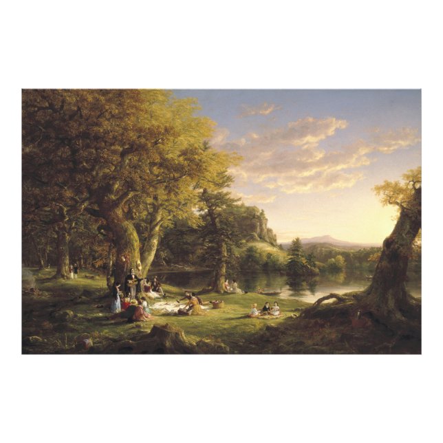 Thomas Cole The Pic-Nic Fotodruck (Vorne)