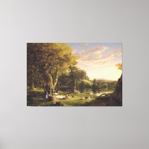 Thomas Cole The Pic-Nic Leinwanddruck