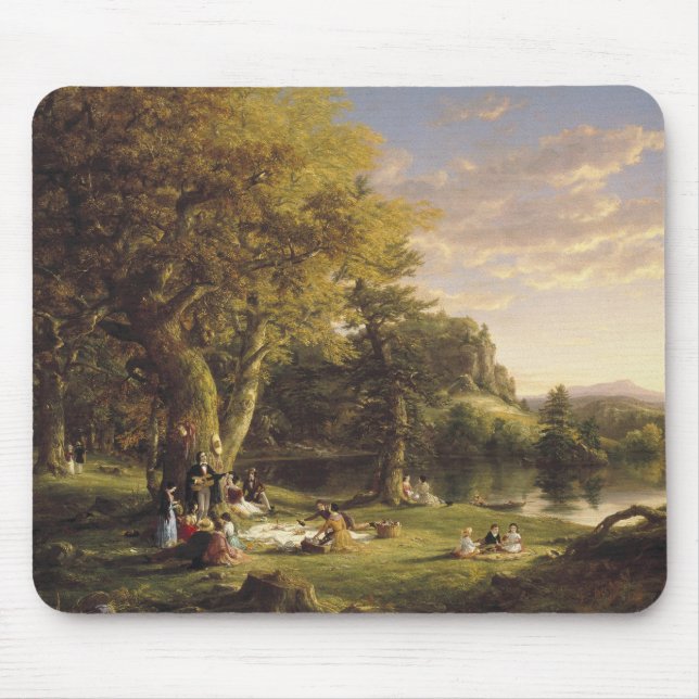 Thomas Cole The Pic-Nic Mousepad (Vorne)
