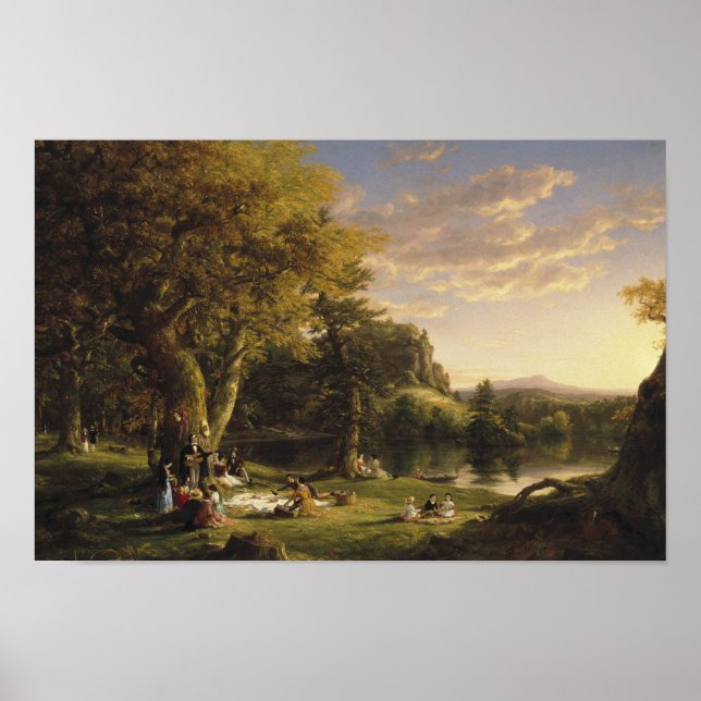 Thomas Cole - The Pic-Nic Poster (Vorne)