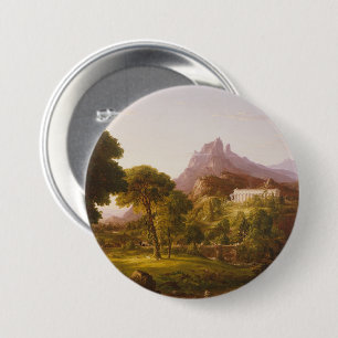 Thomas Cole Traum von Arkadien Button