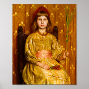 Thomas Cooper Gotch: Meine Krone und mein Skepter, Poster