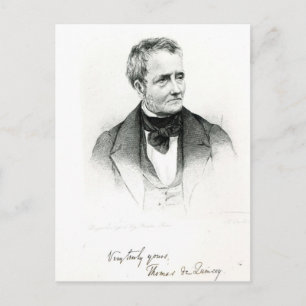 Thomas de Quincey Postkarte