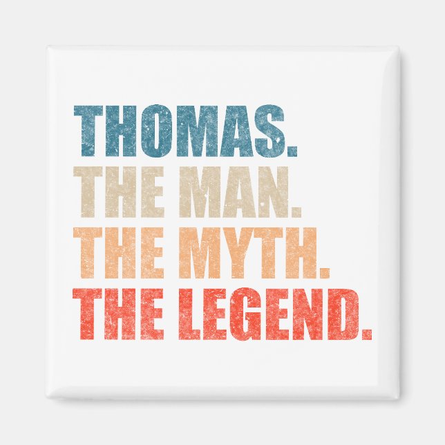 Thomas der Mensch Der Mythos der Legende Magnet (Vorne)