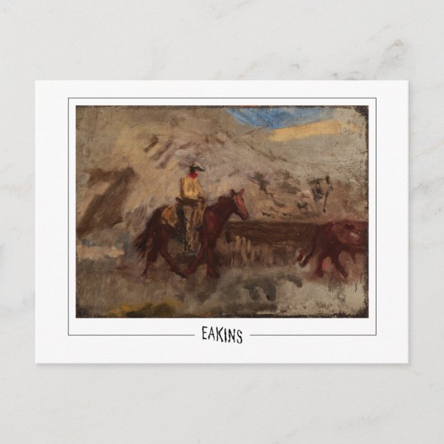 Thomas Eakins #10 - Fine Art Postcard Postkarte (Vorderseite)