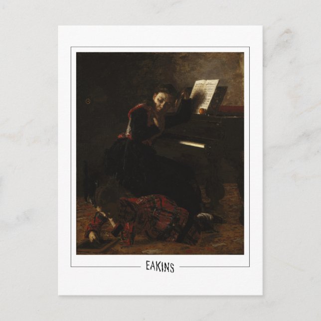 Thomas Eakins #19 - Fine Art Postcard Postkarte (Vorderseite)