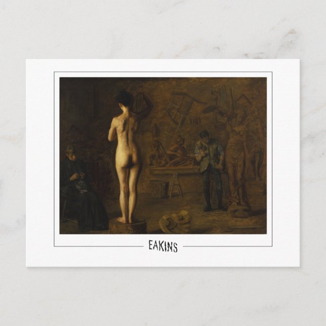 Thomas Eakins #1 - Fine Art Postcard Postkarte (Vorderseite)