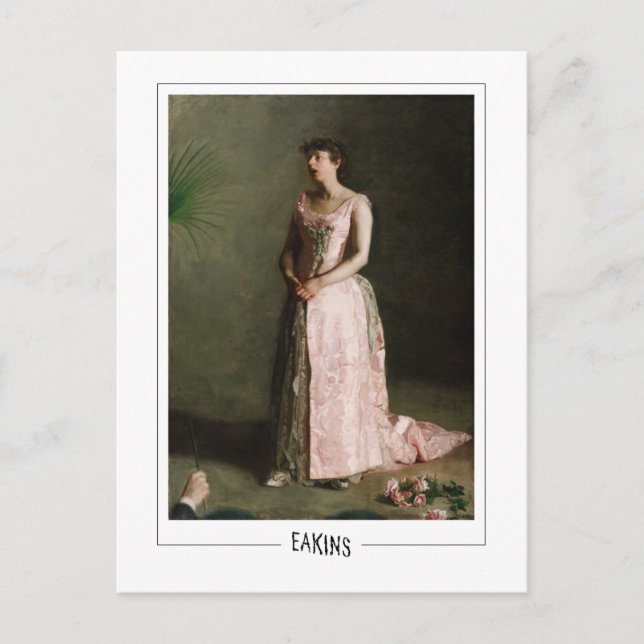 Thomas Eakins #22 - Fine Art Postcard Postkarte (Vorderseite)