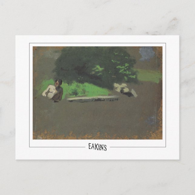 Thomas Eakins #376 - Fine Art Postcard Postkarte (Vorderseite)