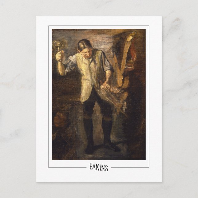 Thomas Eakins #9 - Fine Art Postcard Postkarte (Vorderseite)