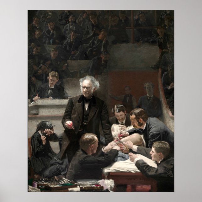 Thomas Eakins The Gross Clinic Poster (Vorne)