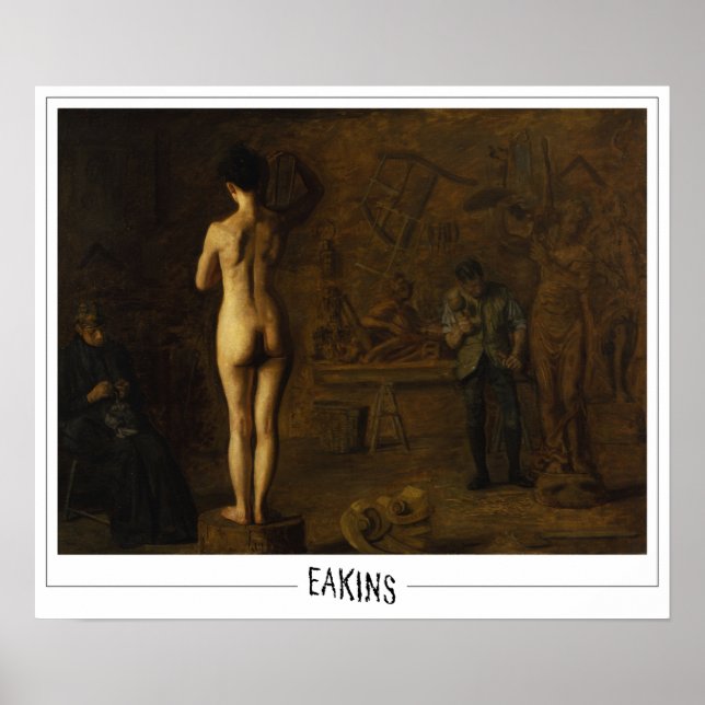 Thomas Eakins Zedign Art Poster #1 (Vorne)