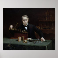 Thomas Edison im Labor